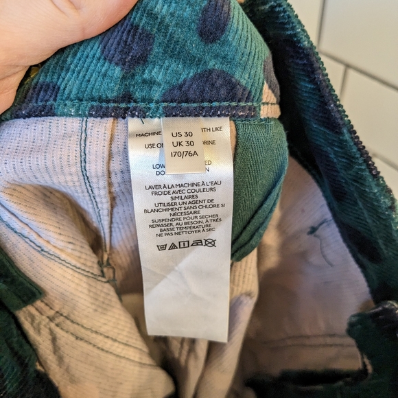 Fun Cheeta Print Anthropology Maeve Collette Pants - Picture 8 of 9